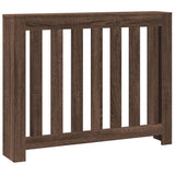 Vidaxx Heizkörperverkleidung 104x20x82 cm Holzwerkstoff, braune Eiche
