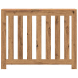 Vidaxx-Heizkörpergehäuse 104 x 20 x 82 cm, handgefertigtes Holz, handwerkliche Eichenfarbe