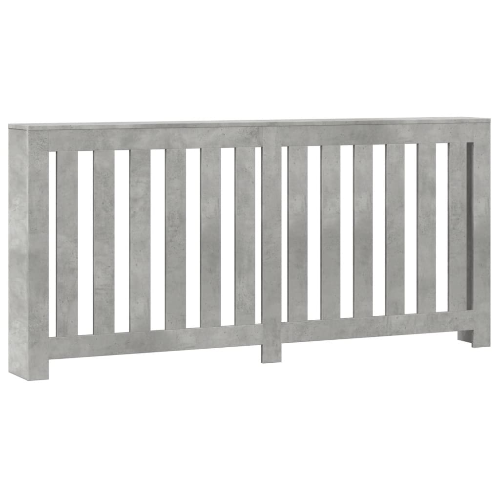 Vidaxx Heizkörperverkleidung 175x20x82 cm Holzwerkstoff Betongrau