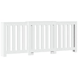 Vidaxl Radiatorom Construction 205x21.5x83,5 cm Bianco in legno trasformato