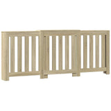 Vidaxx-Heizkörperverkleidung 205 x 21,5 x 83,5 cm, Holzwerkstoff, Farbe Sonoma-Eiche