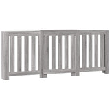 Vidaxx-Heizkörperverkleidung 205 x 21,5 x 83,5 cm, Holzwerkstoff Sonoma-Eiche grau
