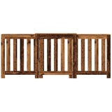 Vidaxx Heizkörperumbau 205x21,5x83,5 cm Holzwerkstoff, Altholz