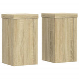 Vidaxx Pflanzenständer 2 Stück 10x10x18 cm Holzwerkstoff Sonoma-Eiche