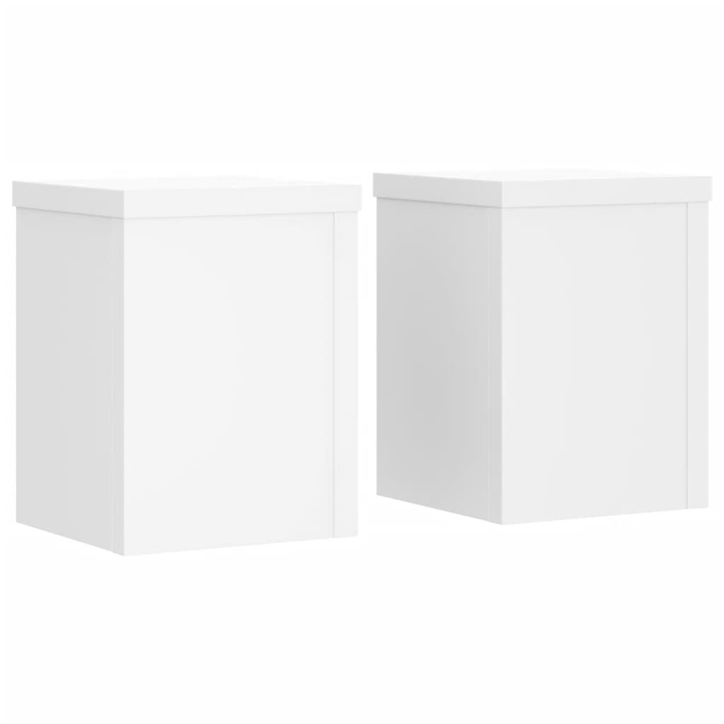 Vidaxx Pflanzenständer 2 Stück 15x15x20 cm Holzwerkstoff weiß