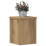 VidaXL Pflanzenständer 2 Stück 15x15x20 cm Holz handwerkliche Eiche