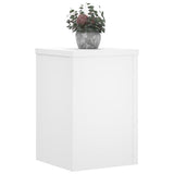 VidaXL Pflanzenständer 2 Stück 20x20x30 cm Holzwerkstoff weiß
