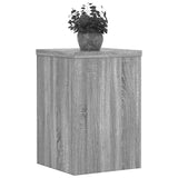 VidaXL Pflanzenständer 2 Stk. 20 x 20 x 30 cm, technisches Holz, Sonomagrau