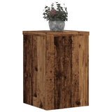VidaXL Pflanzenständer 2 Stück 25x25x35 cm behandeltes Holz, altholzfarben