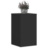 Vidaxx Pflanzenständer 2 Stück 30x30x50 cm verarbeitetes Holz schwarz