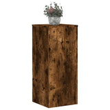 Vidaxx Pflanzenständer 2 Stück 30x30x70 cm verarbeitetes Holz geräucherte Eiche