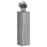 VidaXL Pflanzenständer 2 Stk. 17 x 17 x 60 cm, Holzwerkstoff, graues Sonoma