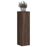 Vidaxl plantenstandaards 2 st 17x17x60 cm bewerkt hout bruin eiken