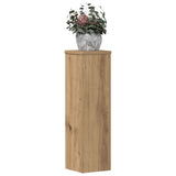 Vidaxxl Pflanzenständer 2 Stück 17x17x60 cm Holz handwerklich eichenfarben gefärbt