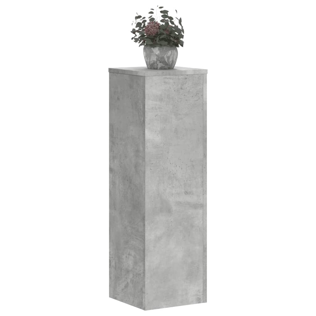 Vidaxx Pflanzenständer 2 Stück 25x25x80 cm Holzwerkstoff Betongrau