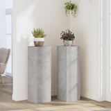 Vidaxx Pflanzenständer 2 Stück 25x25x80 cm Holzwerkstoff Betongrau