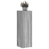 Vidaxxl-Pflanzenständer, 2 Stück, 25 x 25 x 80 cm, Holzwerkstoff, graues Sonoma