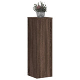 Vidaxx Pflanzenständer 2 Stück 25x25x80 cm Holzwerkstoff braune Eiche