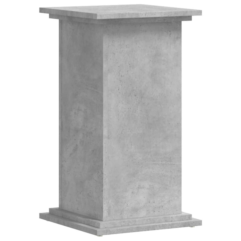 Vidaxxl Pflanzenständer 33x33x60 cm Holzwerkstoff Betongrau