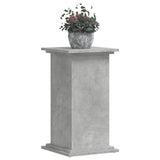 Vidaxxl Pflanzenständer 33x33x60 cm Holzwerkstoff Betongrau