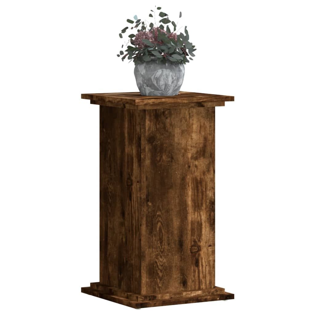 Vidaxx Pflanzenständer 33x33x60 cm Holzwerkstoff, geräucherte Eiche