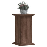 Vidaxl plantenstandaard 33x33x60 cm bewerkt hout bruin eikenkleurig