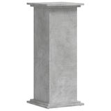Vidaxxl Pflanzenständer 33x33x80 cm Holzwerkstoff Betongrau