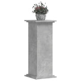 Vidaxxl Pflanzenständer 33x33x80 cm Holzwerkstoff Betongrau
