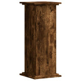 Vidaxx Pflanzenständer 33x33x80 cm verarbeitetes Holz, geräucherte Eiche