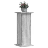 Vidaxx Pflanzenständer 33x33x80 cm, Holzwerkstoff, Sonoma-Eiche, grau