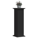 VidaXL Pflanzenständer 33x33x100 cm verarbeitetes Holz schwarz
