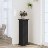 VidaXL Pflanzenständer 33x33x100 cm verarbeitetes Holz schwarz