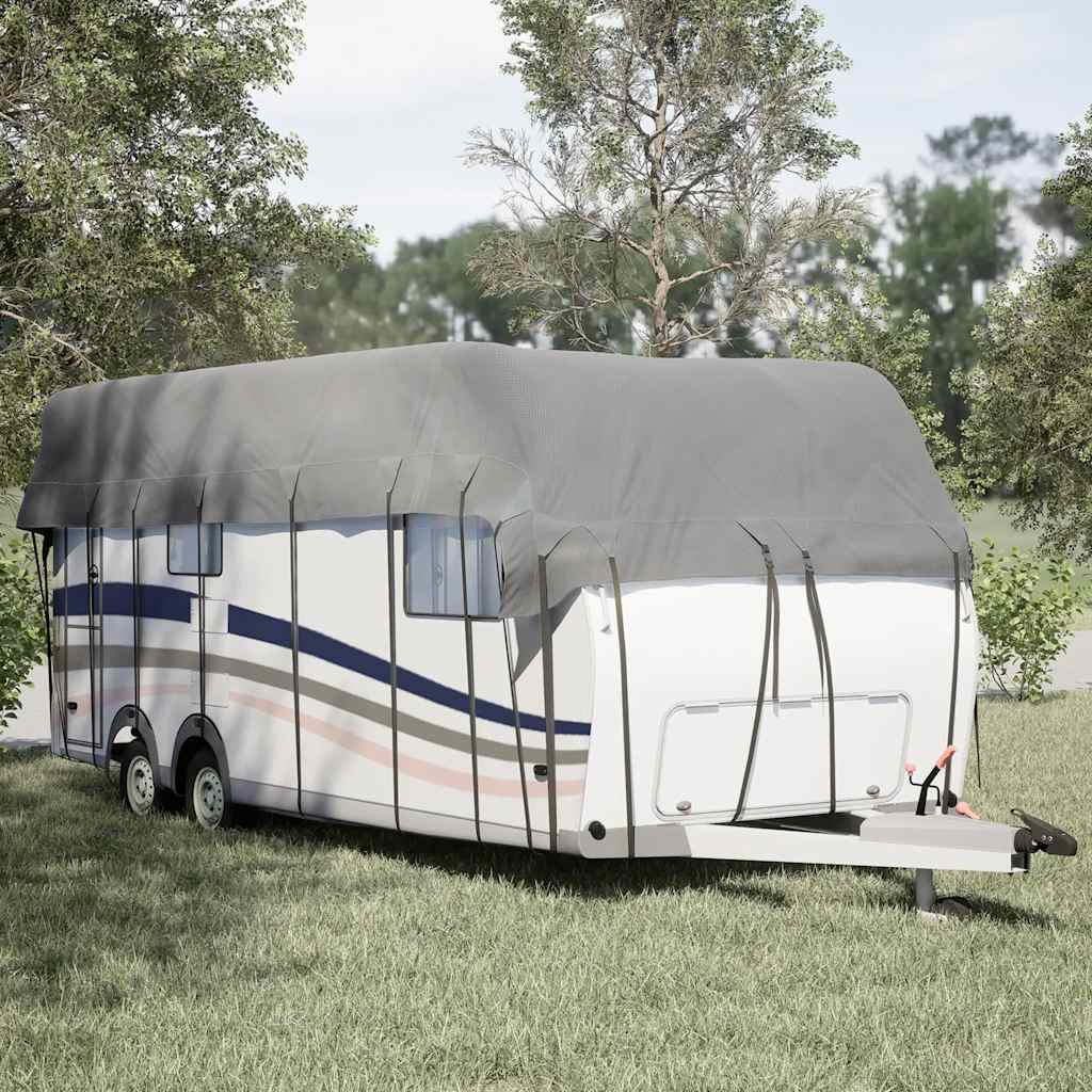 Vidaxl caravan dakbedekking 700x300 cm vliesvlies grijs