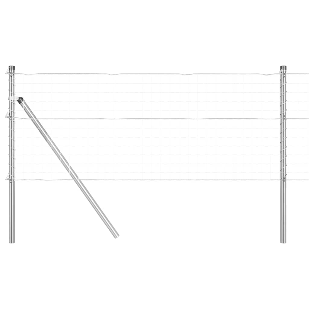 Vidaxl Zaunpfosten 26 Stück grau 3,2 x 3,2 x 80 cm