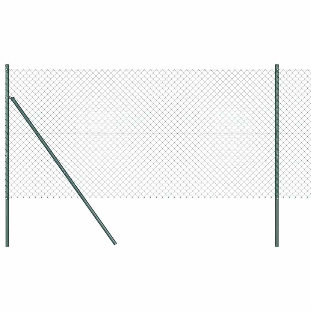 Vidaxl Zaunpfahl grün 10 x 1,2 m (40 x 40 mm Maschenweite)