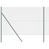 Vidaxl Zaunpfahl grün 10 x 1,6 m (40 x 40 mm Maschenweite)