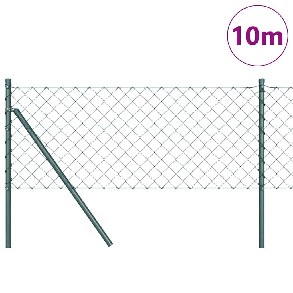 Vidaxl Zaunpfahl grün 10 x 0,4 m (60 x 60 mm Maschenweite)