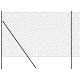 Vidaxl Zaunpfahl grau 10 x 1,5 m (40 x 40 mm Maschenweite)