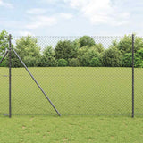 Vidaxl Zaunpfahl grau 10 x 1,6 m (40 x 40 mm Maschenweite)