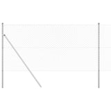 Vidaxl Zaunpfahl Silber 10 x 1,2 m (40 x 40 mm Maschenweite) Stahl