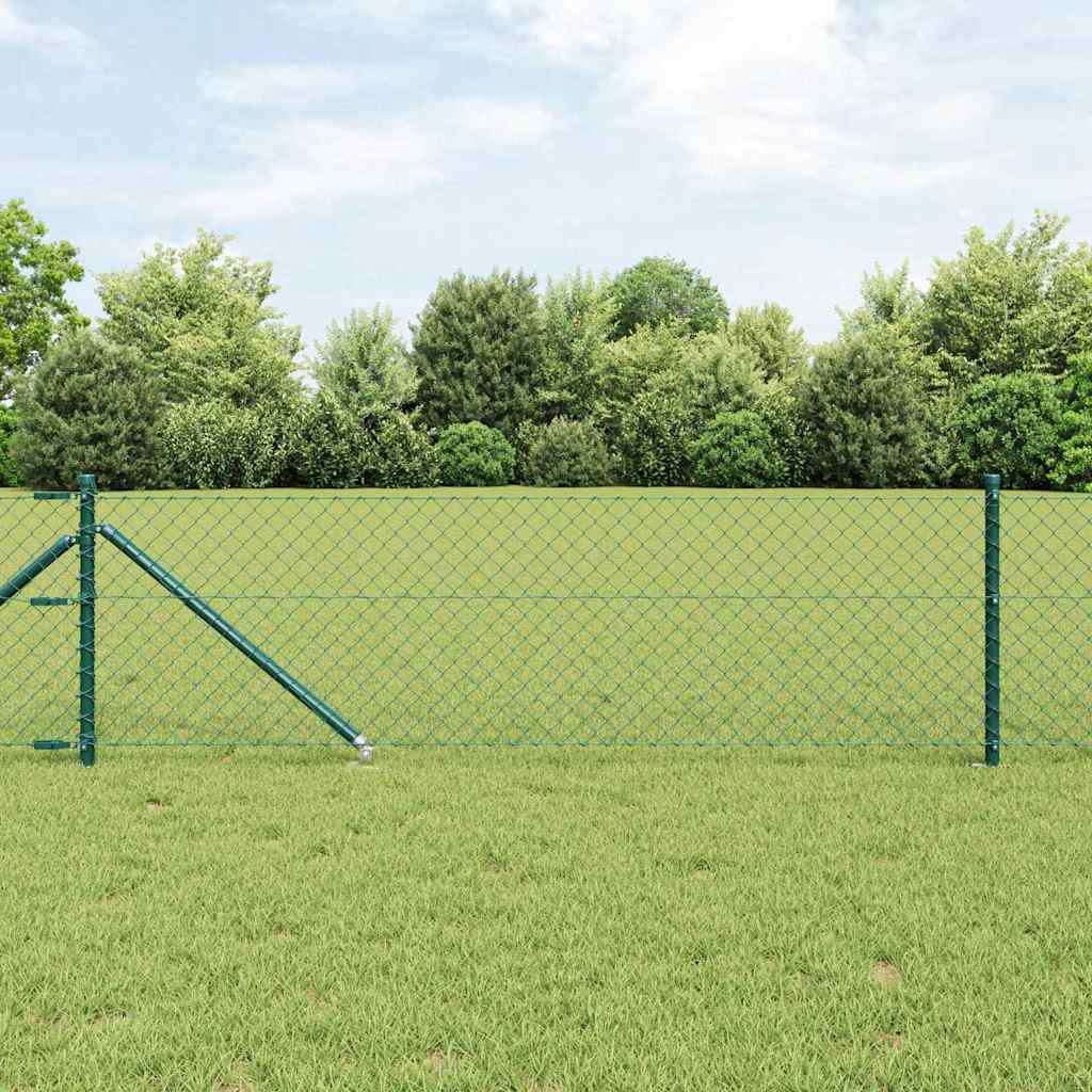 Vidaxl Zaunpfahl grün 10 x 0,4 m (40 x 40 mm Maschenweite)