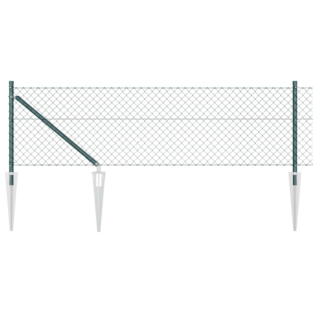 Vidaxl Zaunpfahl grün 10 x 0,4 m (40 x 40 mm Maschenweite)