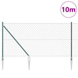 Vidaxl Zaunpfahl grün 10 x 1,2 m (60 x 60 mm Maschenweite)