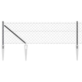 Vidaxl Zaunpfahl grau 10 x 0,6 m (60 x 60 mm Maschenweite)