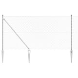 Vidaxl Zaunpfahl Silber 10 x 1 m (40 x 40 mm Maschenweite) Stahl