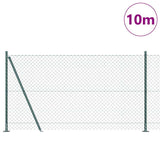 Vidaxl Zaunpfahl grün 10 x 1,2 m (40 x 40 mm Maschenweite)