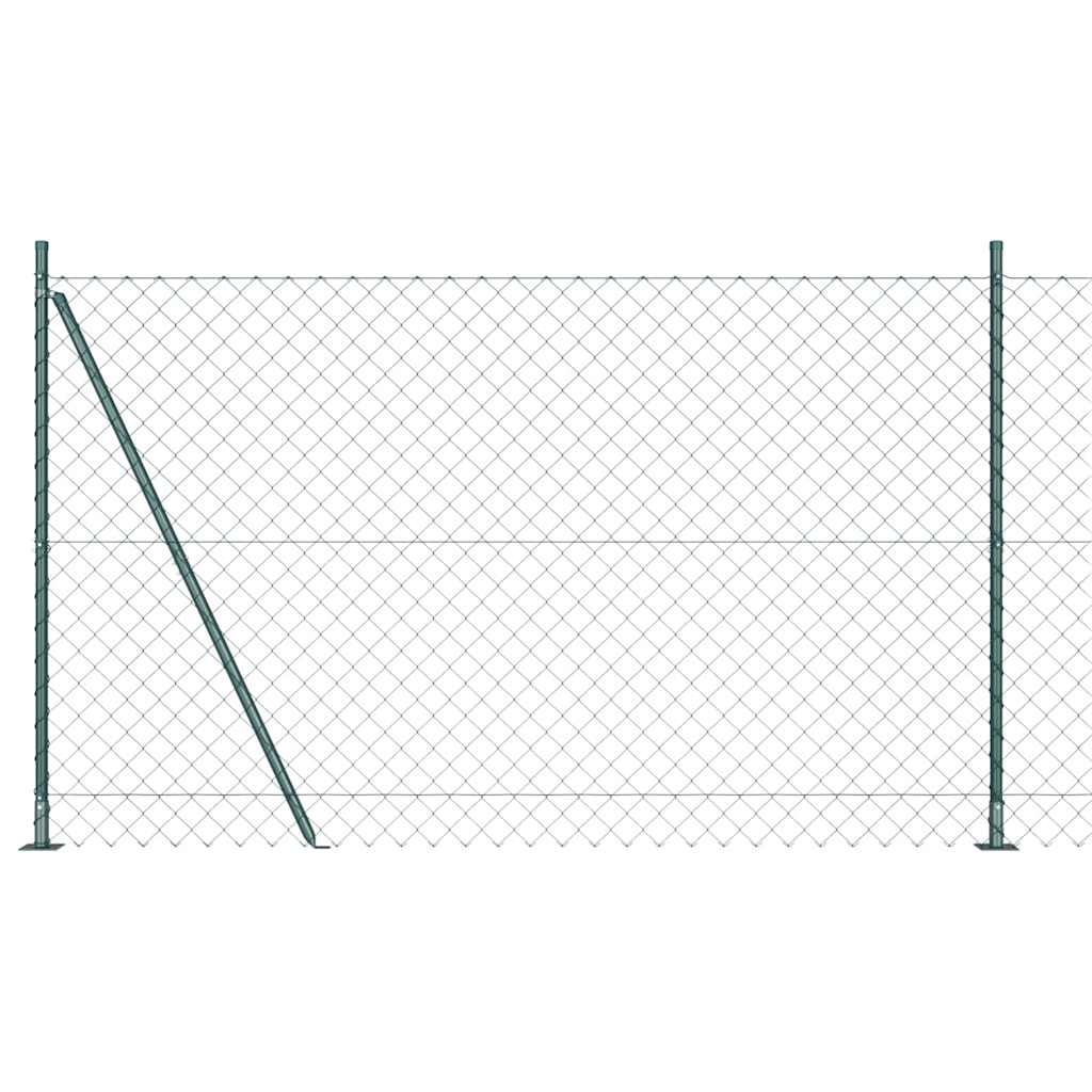Vidaxl Zaunpfahl grün 10 x 1,6 m (60 x 60 mm Maschenweite)