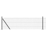 Vidaxl Zaunpfahl grau 10 x 0,6 m (40 x 40 mm Maschenweite)