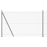 Vidaxl Zaunpfahl grau 10 x 1,5 m (60 x 60 mm Maschenweite)