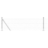 Vidaxl Zaunpfahl Silber 10 x 0,6 m (60 x 60 mm Maschenweite) Stahl